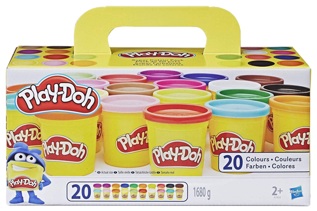 Набор для лепки игровой Play-Doh Суперцвета 20 банок, A7924EUC