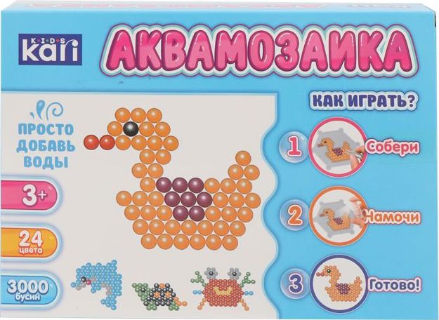 Набор для творчества Kari Kids большой аквамозаика K7347