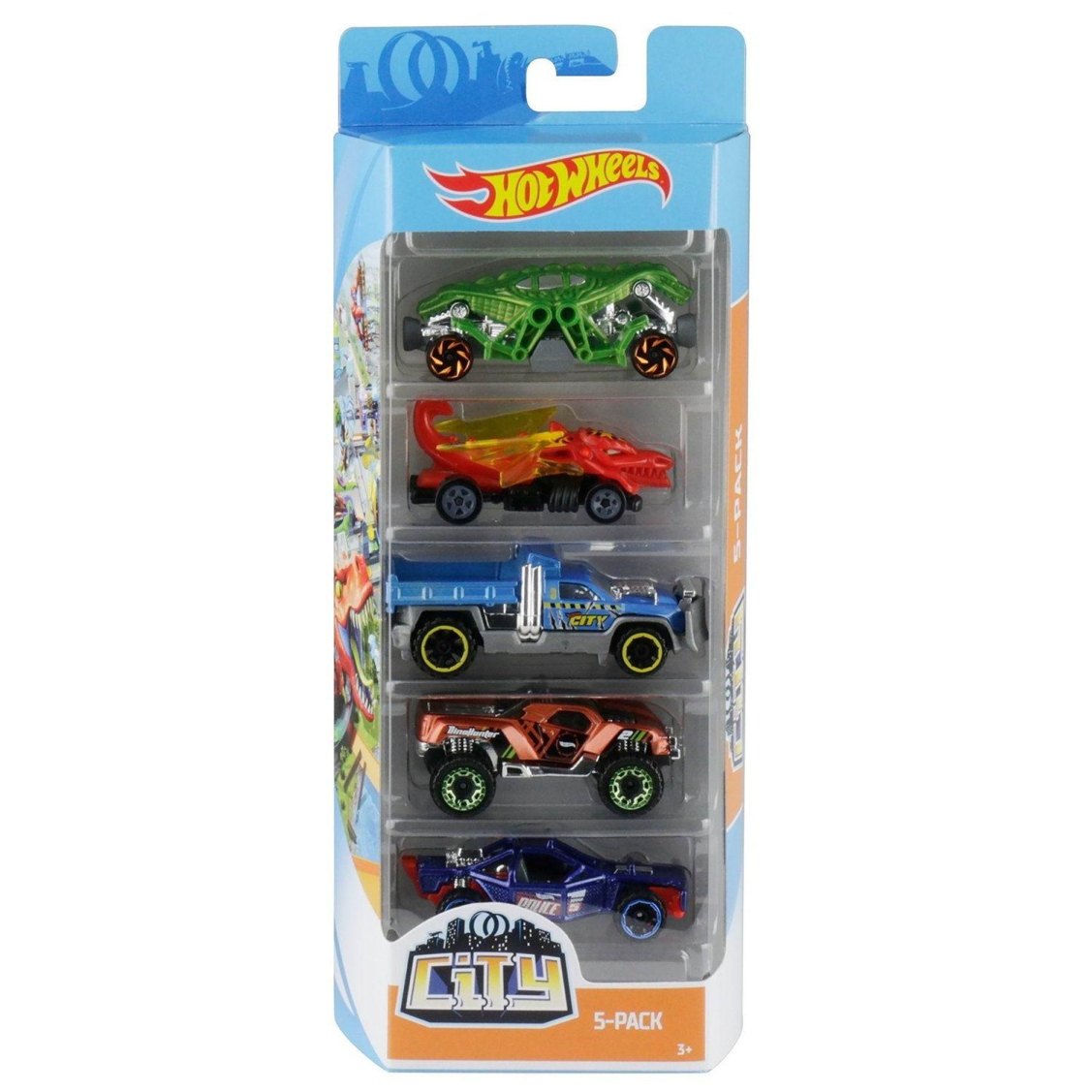 Набор машинок Mattel Hot wheels Подарочный 5 машинок