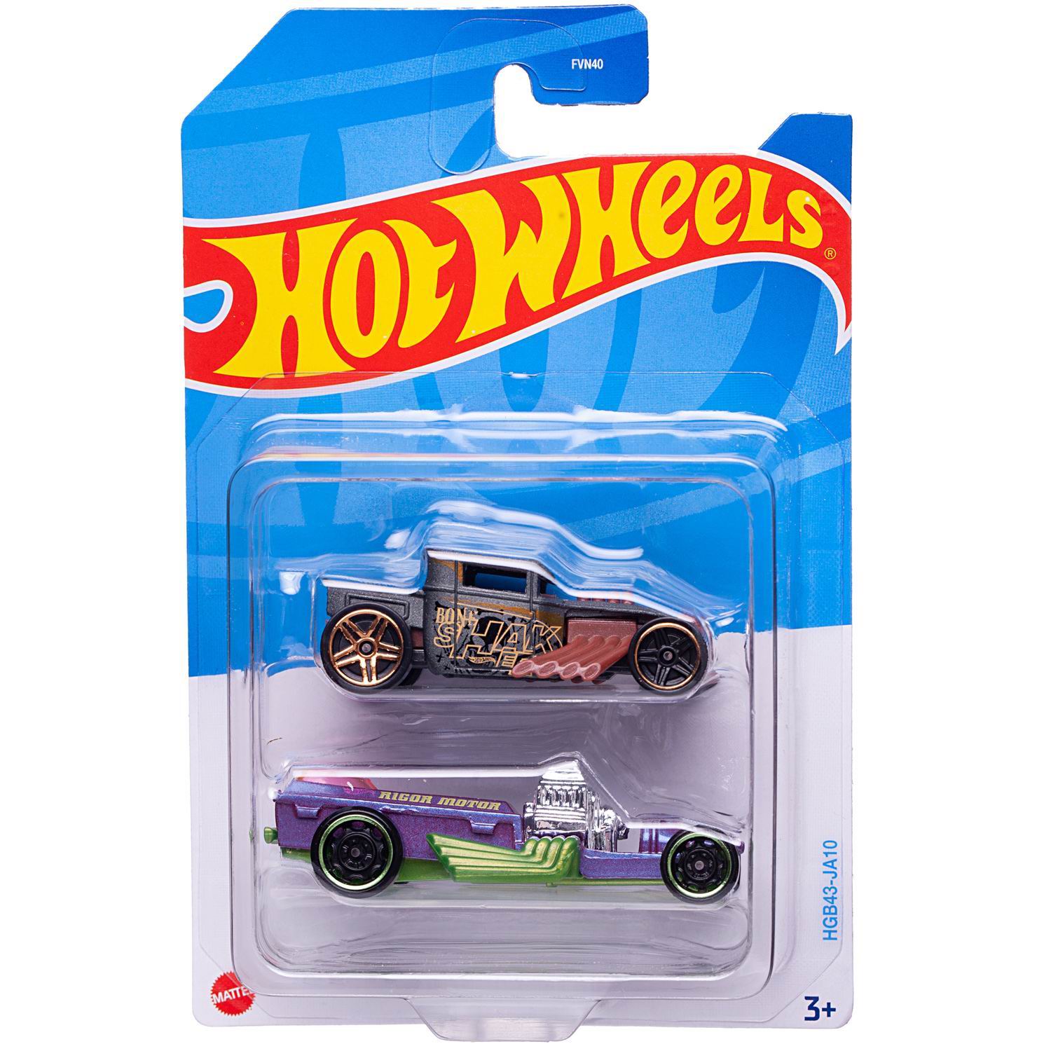 Набор машинок Mattel Hot Wheels упаковка из 2-х штук №2