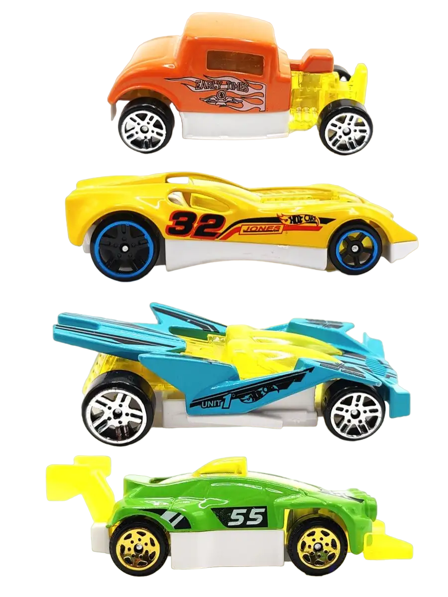 Набор машинок металлических 4 шт в наборе Hot Wheel (Не оригинал