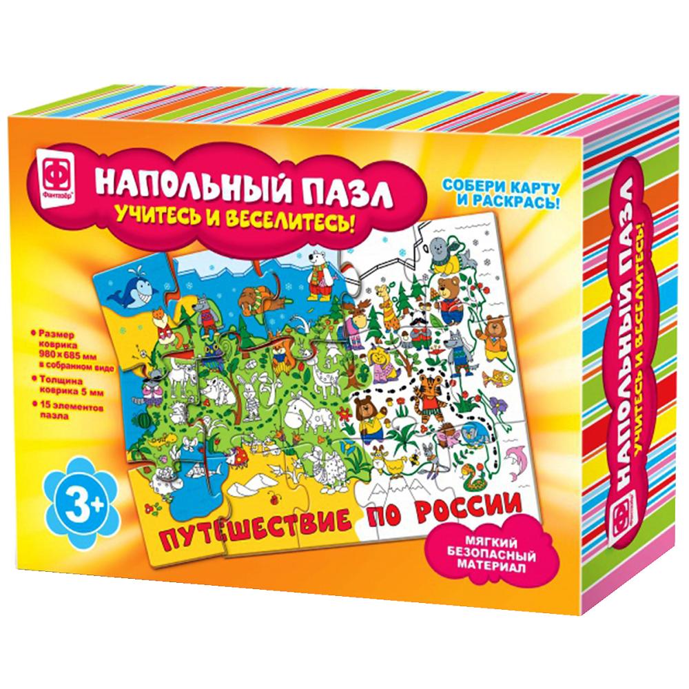 Напольный пазл Фантазер Путешествие по России, 34