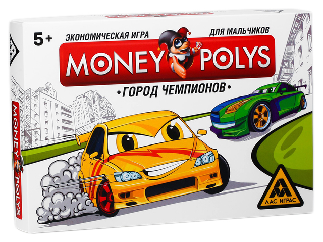 Настольная экономическая игра «MONEY POLYS. Город чемпионов» ЛАС ИГРАС