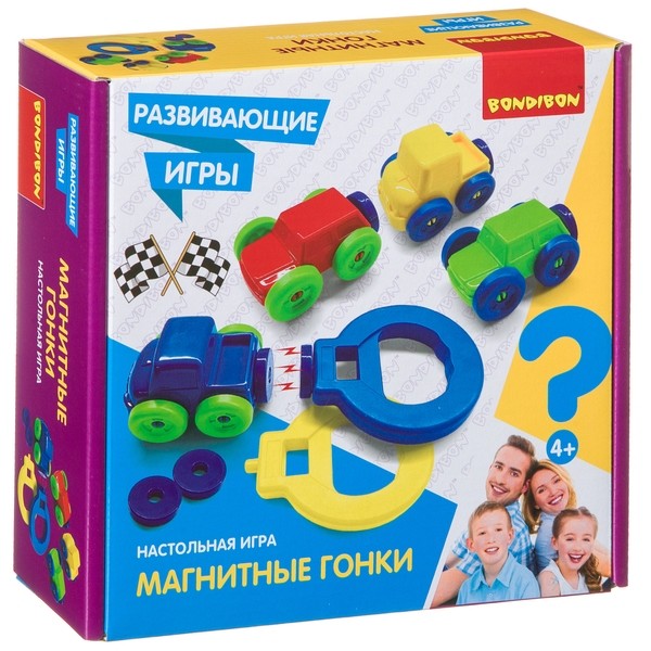 Настольная игра Bondibon Магнитные гонки