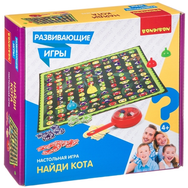 Настольная игра Bondibon Найди кота