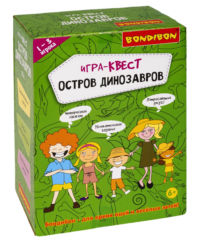 Настольная игра Bondibon Остров динозавров