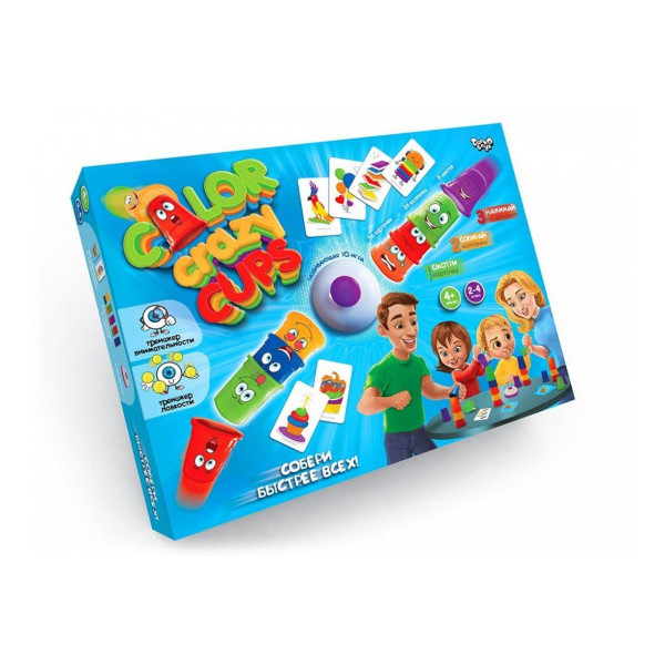 Настольная игра Color crazy cups Danko Toys