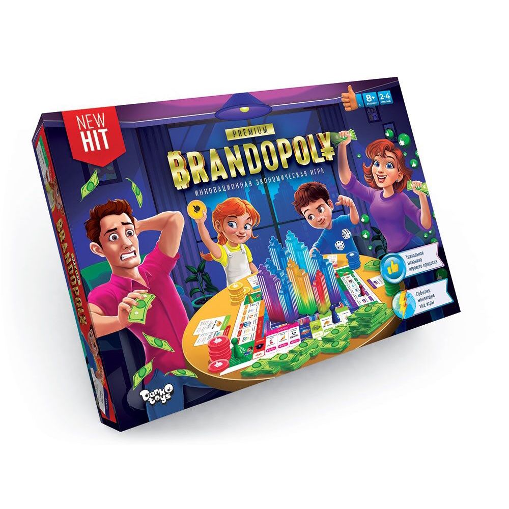 Настольная игра Danko Toys Brandopoly G-BrP-01-01