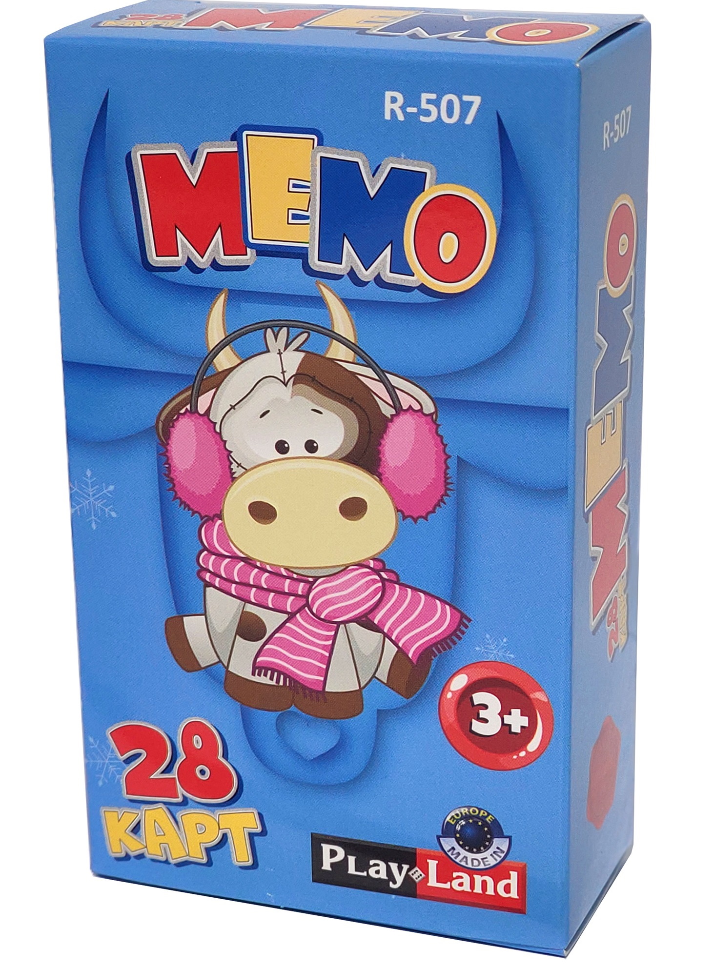 Настольная игра Мемо. Коровка Play Land