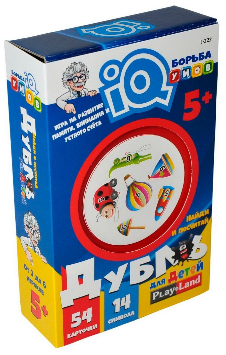 Настольная игра Play Land Борьба IQ умов Дубль L-222