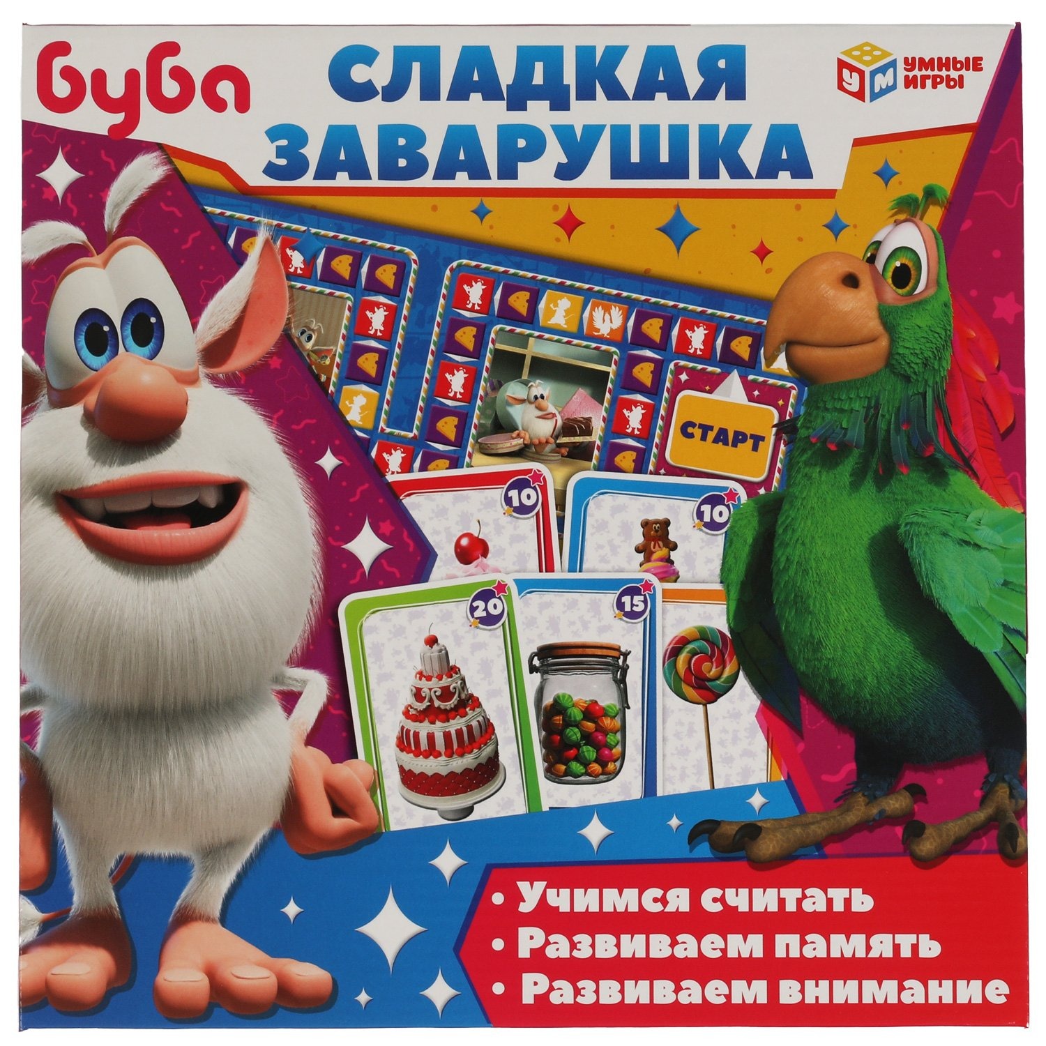 Настольная игра Умные игры Буба Сладкая заварушка