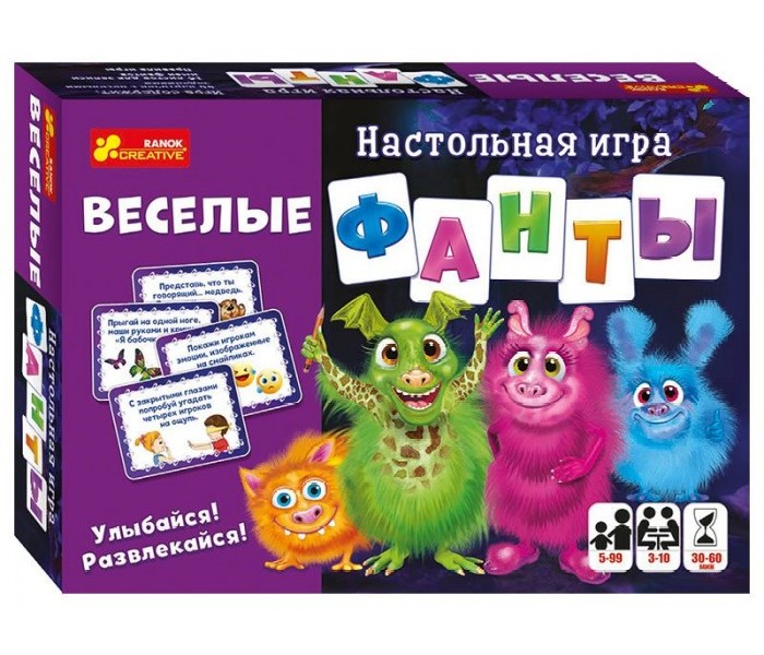 Настольная игра Весёлые фанты Ранок