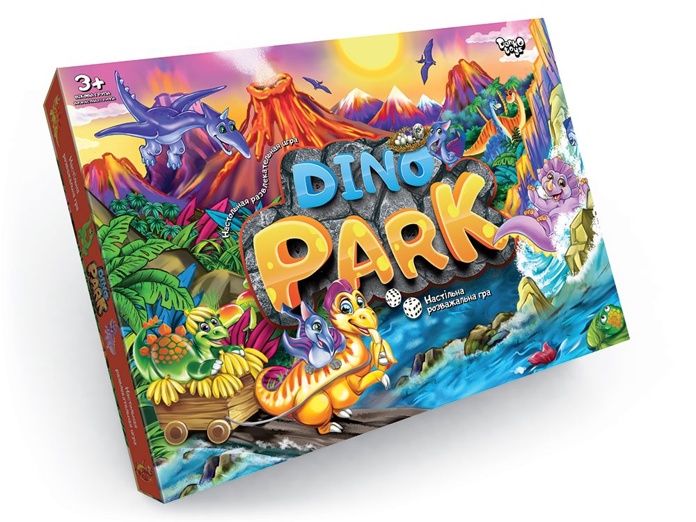 Настольная развлекательная игра Dino Park Danko Toys