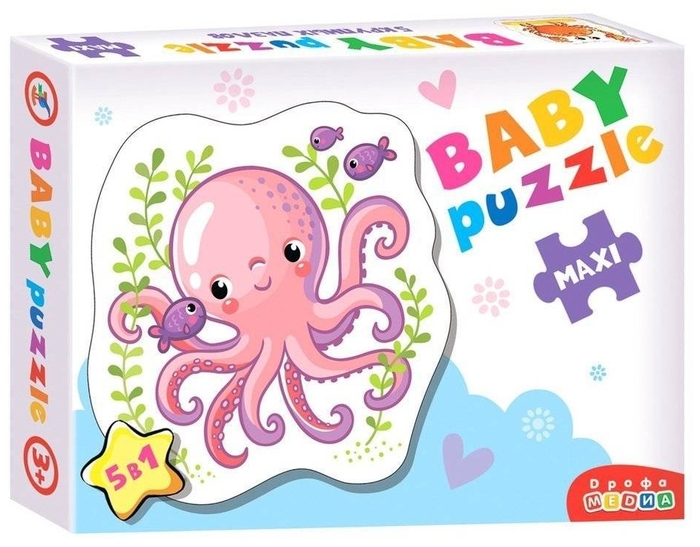 Пазл Дрофа Baby puzzle Морские животные 3997