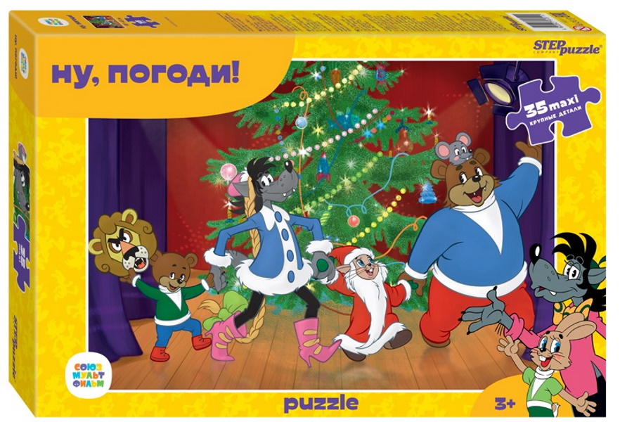 Пазл-maxi Ну, погоди!, 35 элементов Step Puzzle