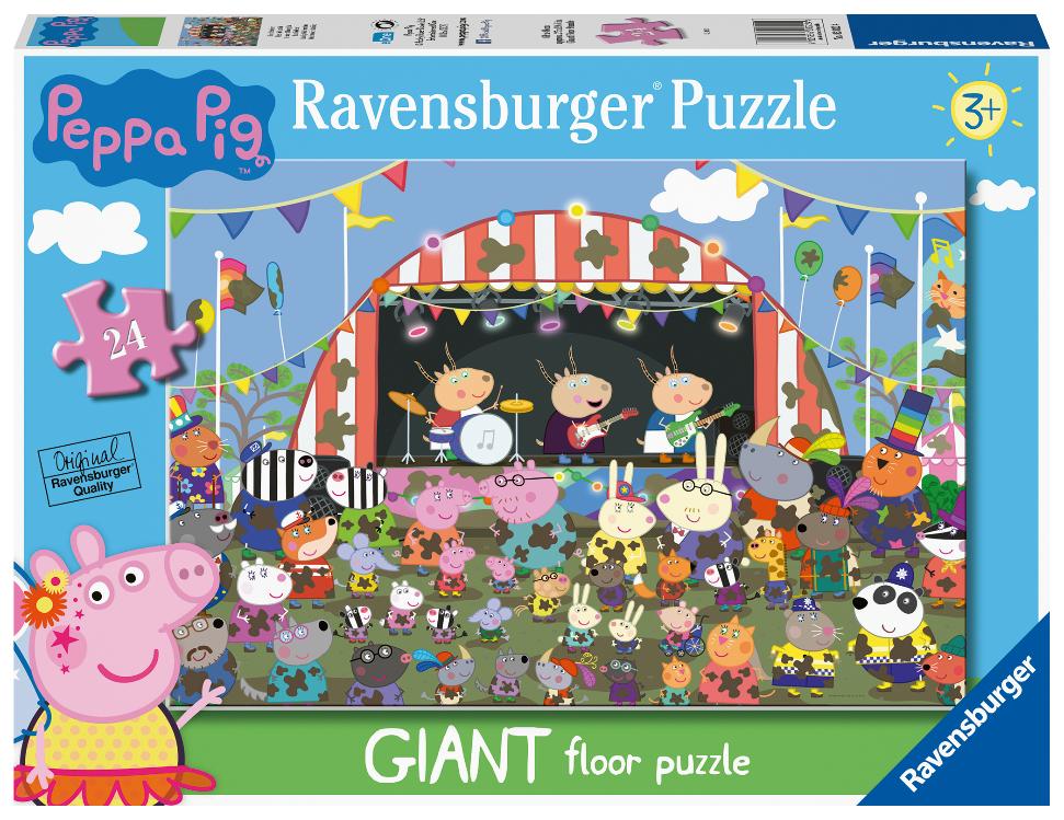 Пазл Ravensburger Свинка Пеппа, гигантский, 24 элемента