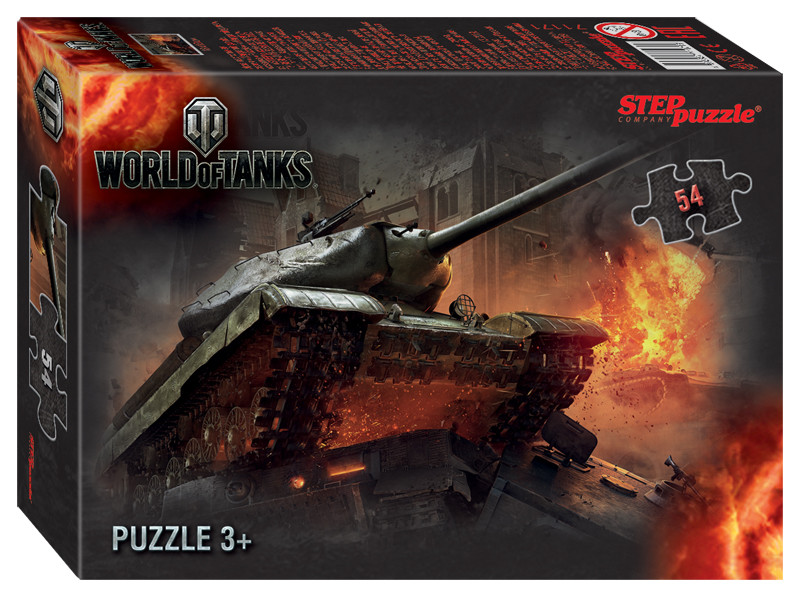 Пазл World of Tanks, 54 элемента