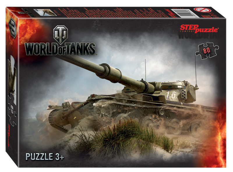 Пазл World of Tanks , 80 элементов