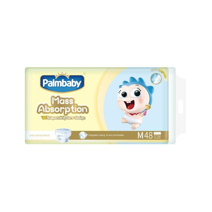 Подгузники-трусики Palmbaby M (6-11 кг), по японской технологии, 48 шт