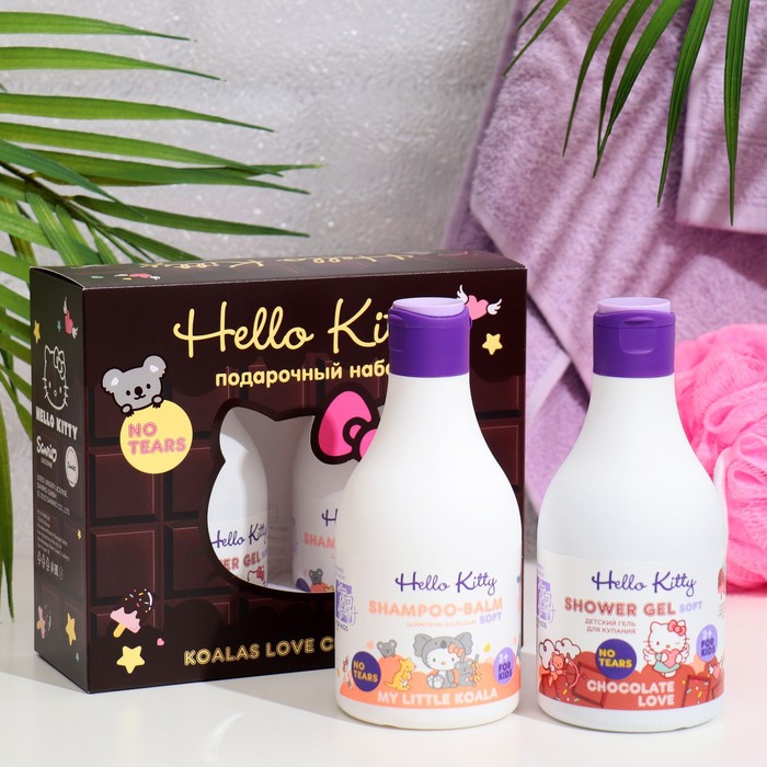 Понти Парфюм Подарочный набор Hello Kitty Koalas Love Chocolate”, 2x250 мл