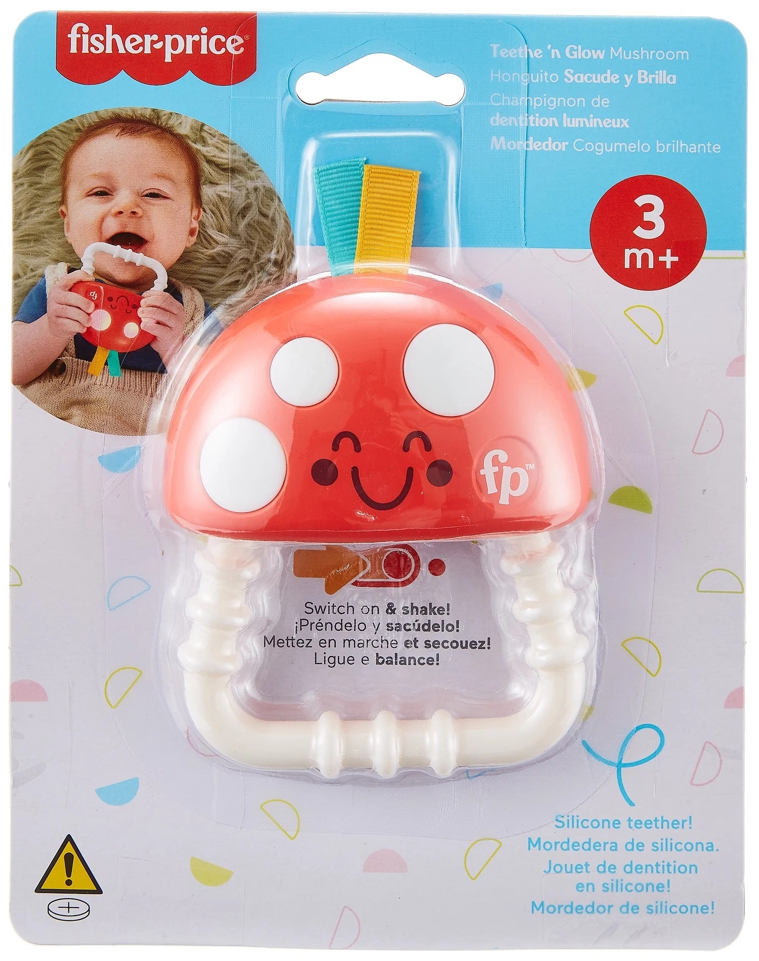 Прорезыватель для малышей Mattel Fisher-Price Грибочек