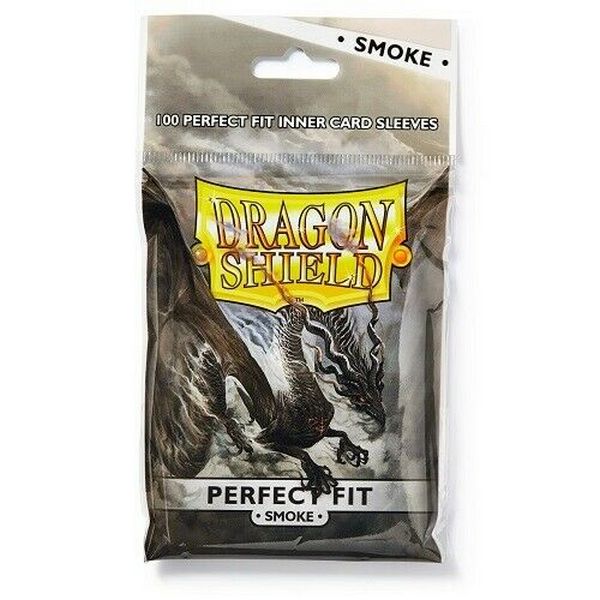 Протекторы для карт Dragon Shield Внутренние дымчатые протекторы (perfect fit smoke