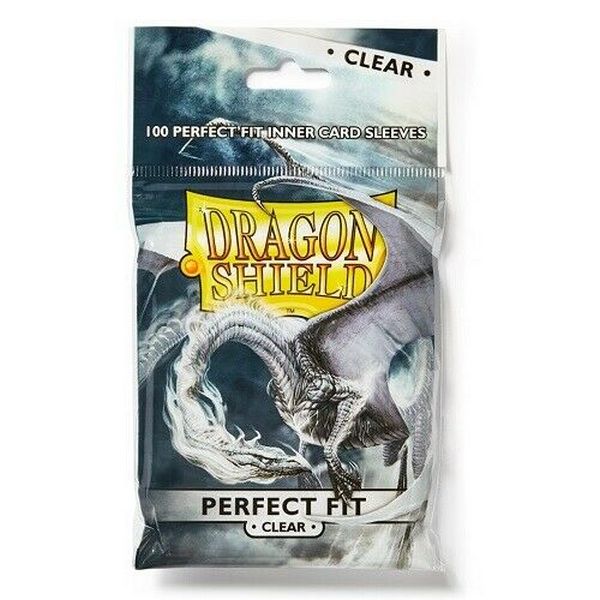 Протекторы для карт Dragon Shield Внутренние прозрачные протекторы (perfect fit clear