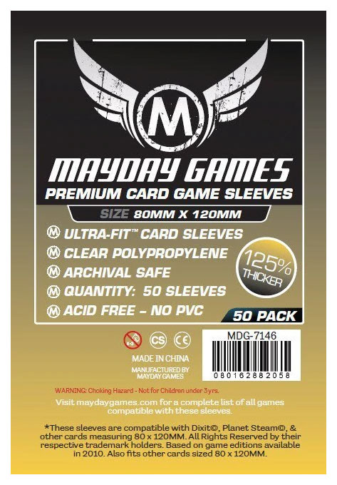 Протекторы для настольных игр Mayday Premium Magnum Dixit (80x120) - 50 штук MDG-7146