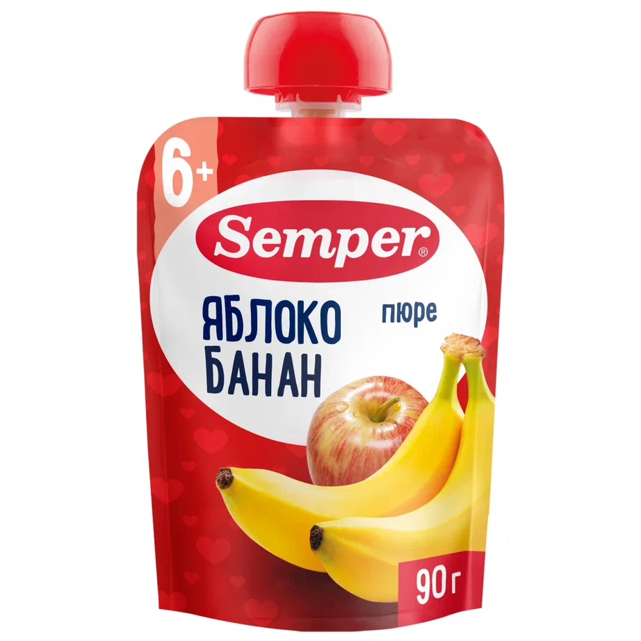 Пюре фруктовое Semper Яблоко и