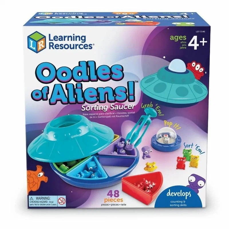 Развивающая игра Oodles of Aliens. Космическая сортировка Learning Resources