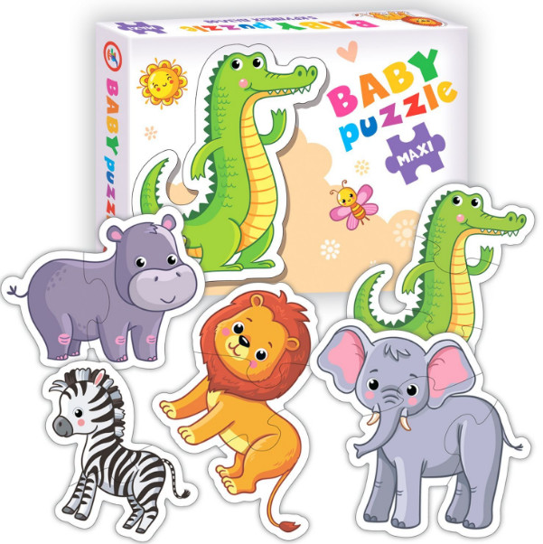 Развивающая мозаика В Африке. Baby Puzzle Дрофа-Медиа