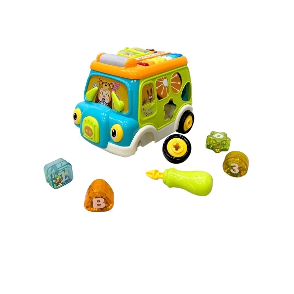 Развивающий игровой центр Everflo Baby Bus HS0422943