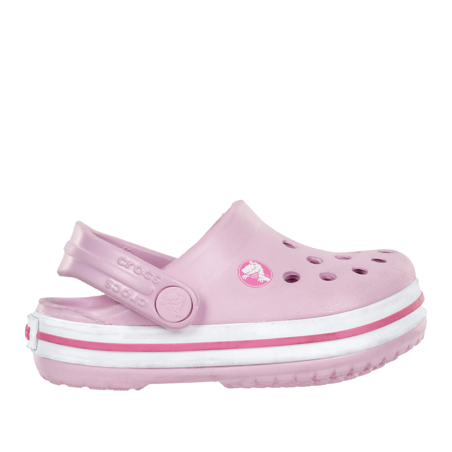 Сабо детские Crocs Crocband Clog T Ballerina Pink размер 2