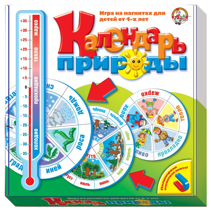 Семейная настольная игра Десятое Королевство Календарь природы 01328ДК