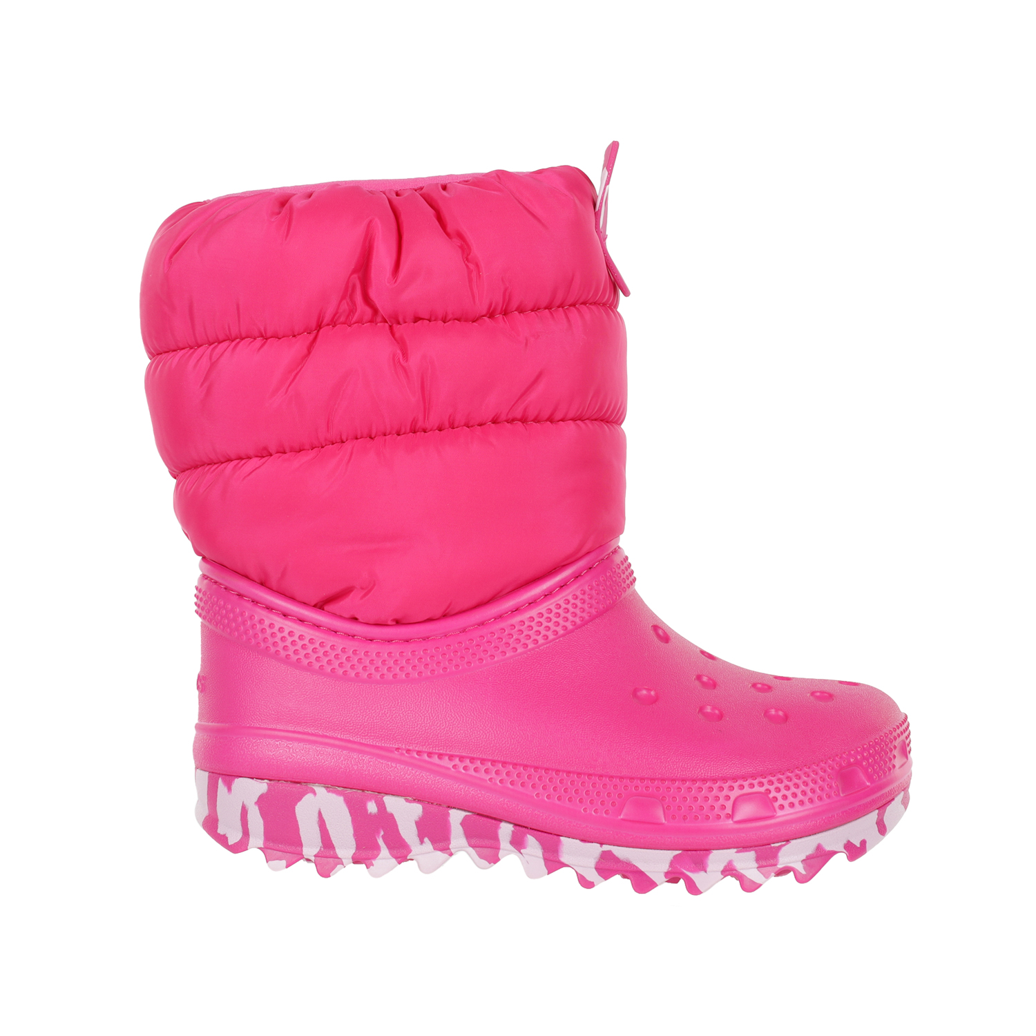 Сноубутсы детские Crocs Classic Neo Puff Boot K Candy Pink размер 3