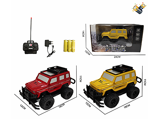 Внедорожник р/у, аккум. и зарядное устройство, 18см, арт. SL18-4B