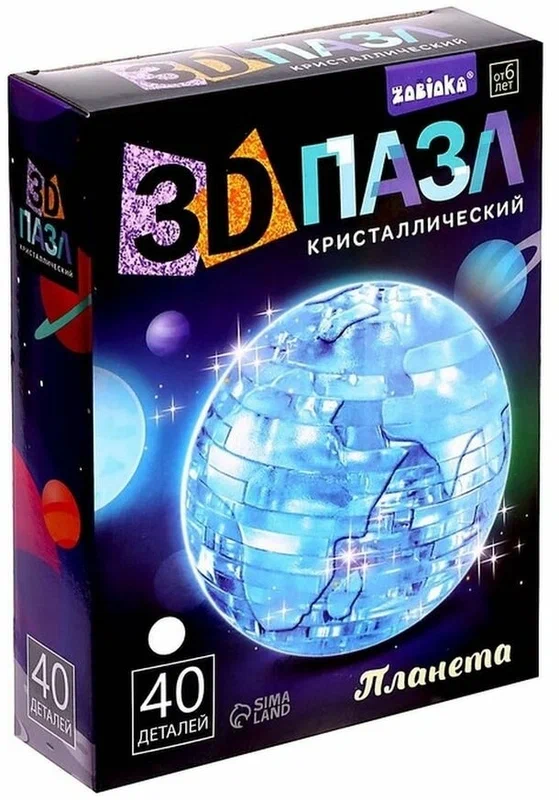 ZABIAKA 3D Пазл кристаллический Планета SL-06019