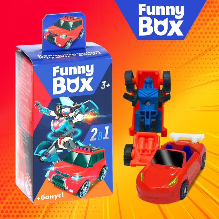 ZABIAKA Funny Box, карточка, фигурка, лист наклеек