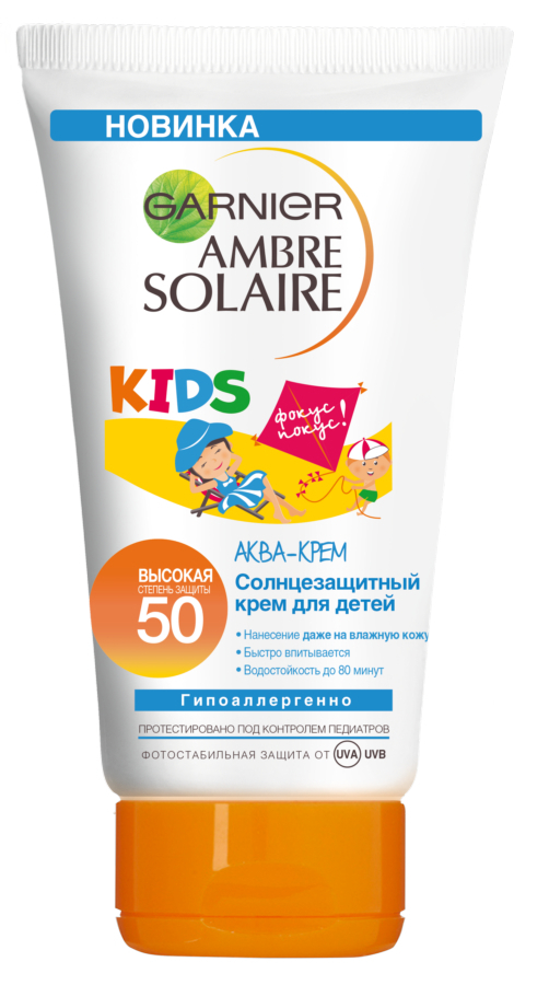 Защитный крем Garnier Аква-крем SPF50 150мл